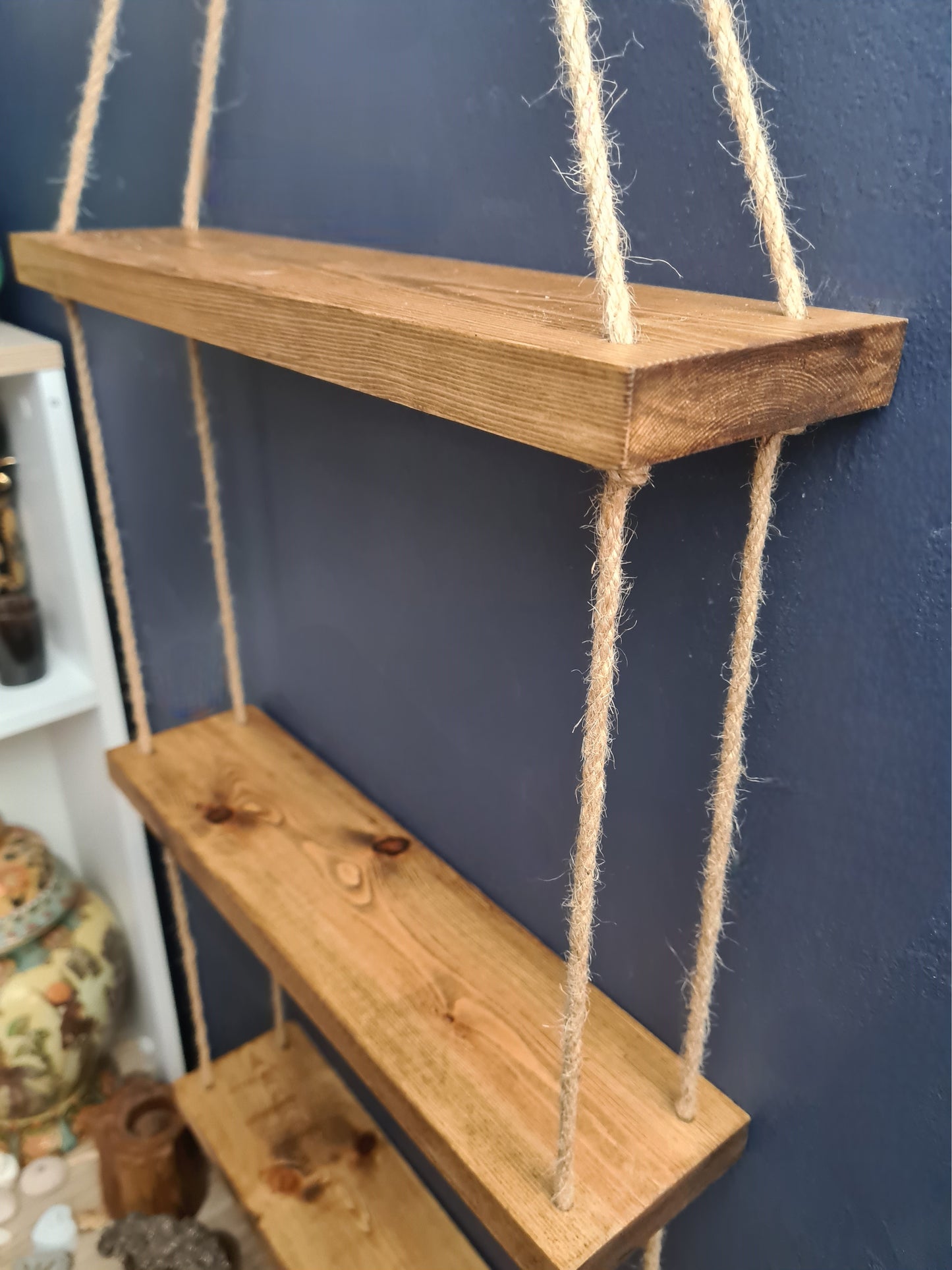 3 Tier Medium Oak